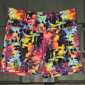 Women’s High-Waist Multicolor Athletic Shorts